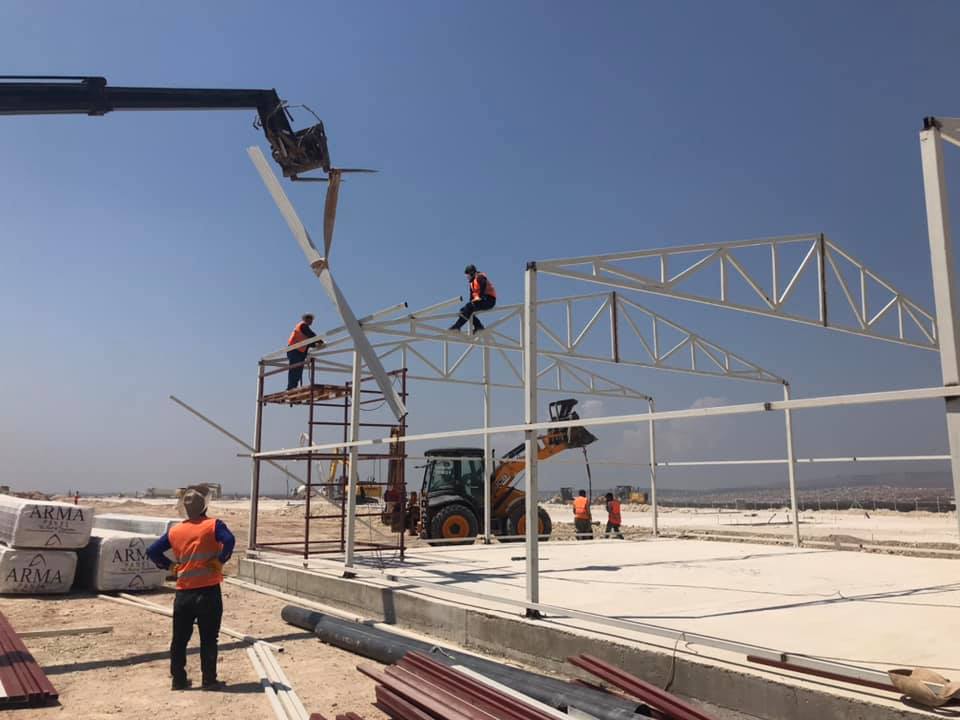 Suriye İdlib - Afad Kampı - 1000 M3 Modüler Su Deposu