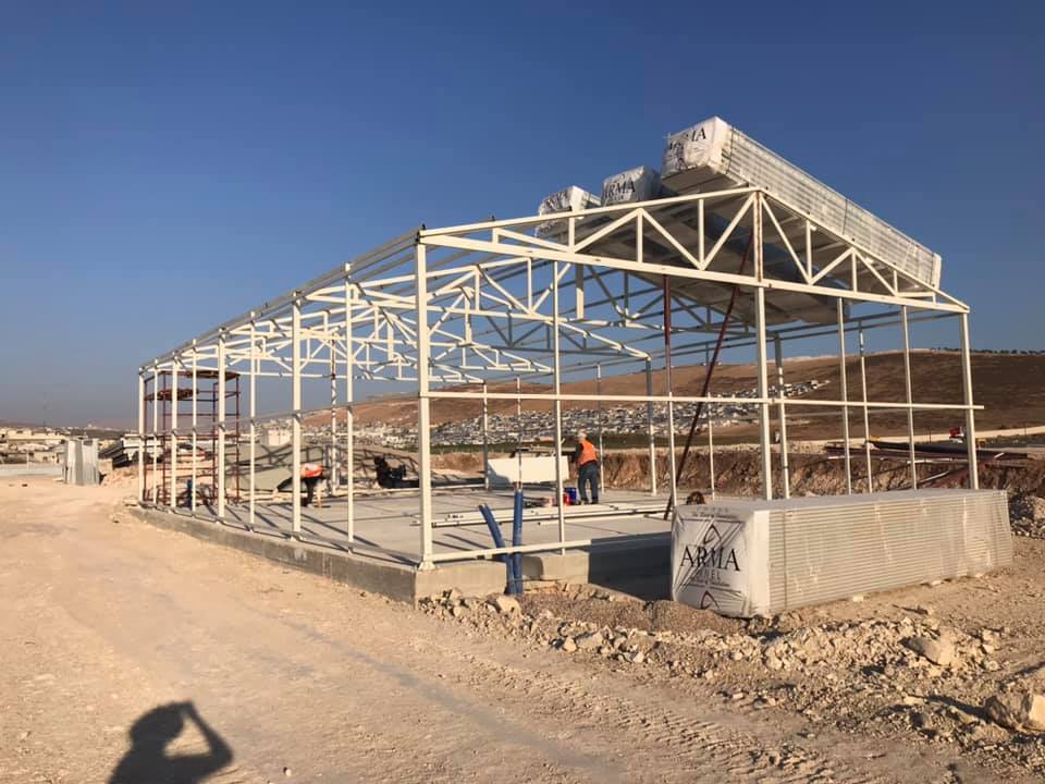 Suriye İdlib - Afad Kampı - 1000 M3 Modüler Su Deposu